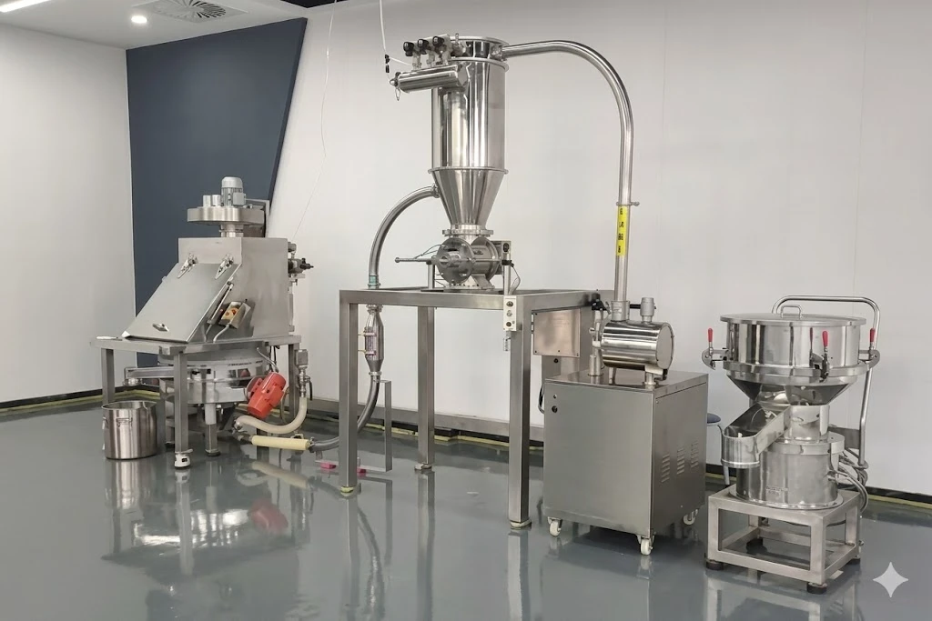 Pneumatic pressure conveying systems