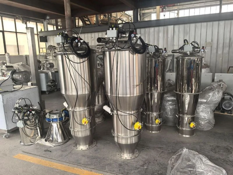 Pneumatic pressure conveying systems