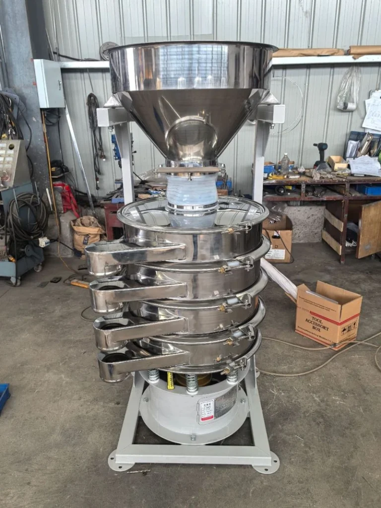 Powder sieving machine