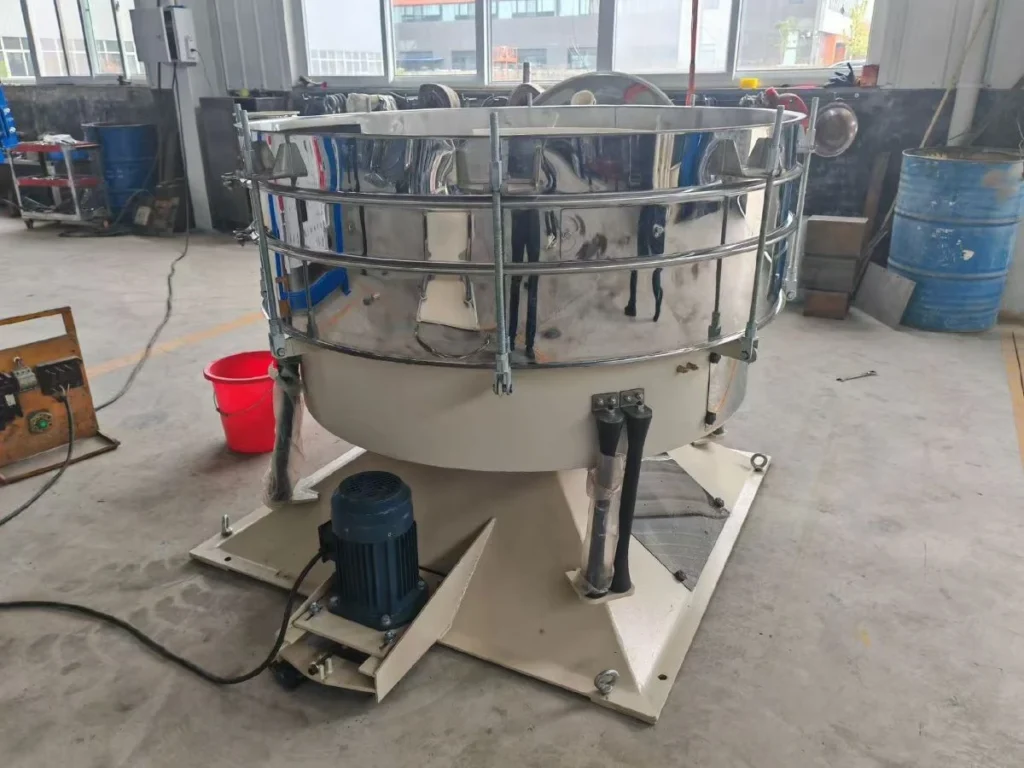 Cellulose tumbler screen installed in production line