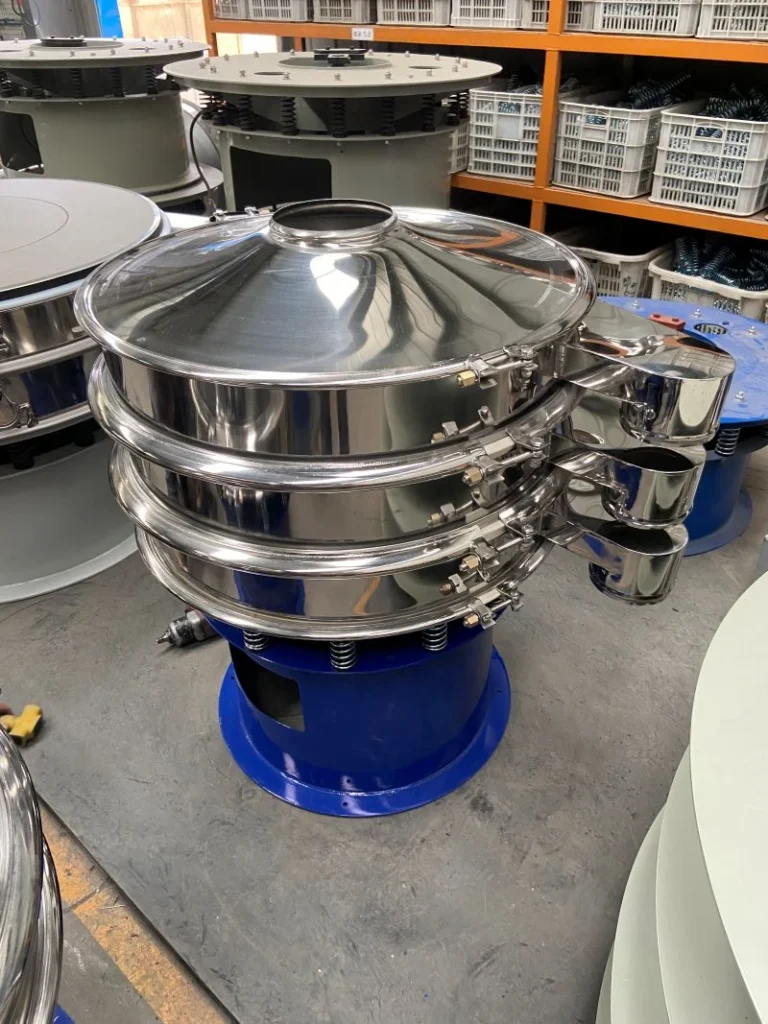 Powder sieving machine