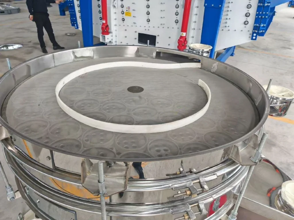 Cellulose tumbler screen for gentle material handling