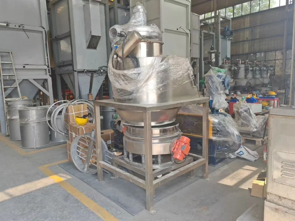 flour-sifter-stand-mounted-structure
