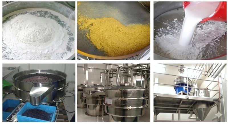 Cosmetics Powder Sieving Machine