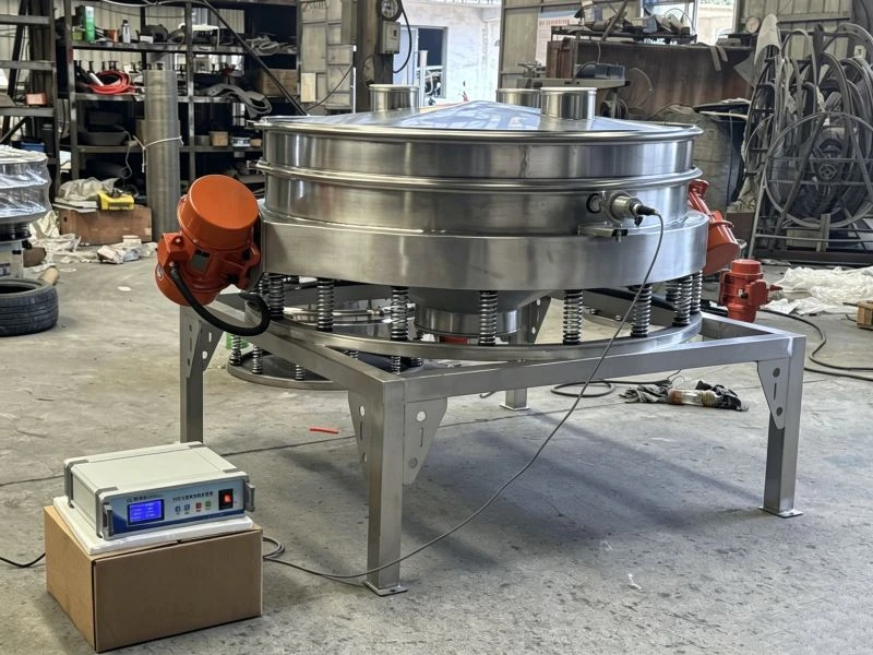 ultrasonic inline vibrating screen