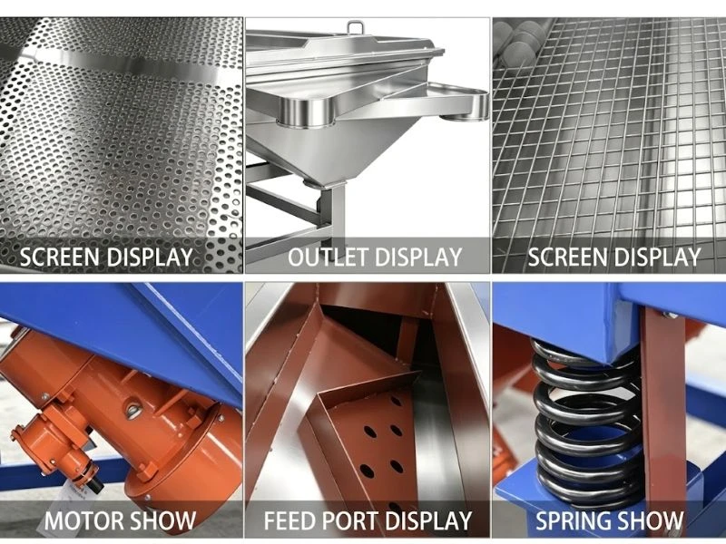 stainless steel linear vibrating screen