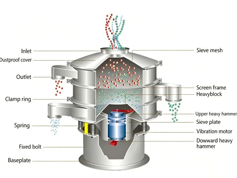  rotary vibrating screen