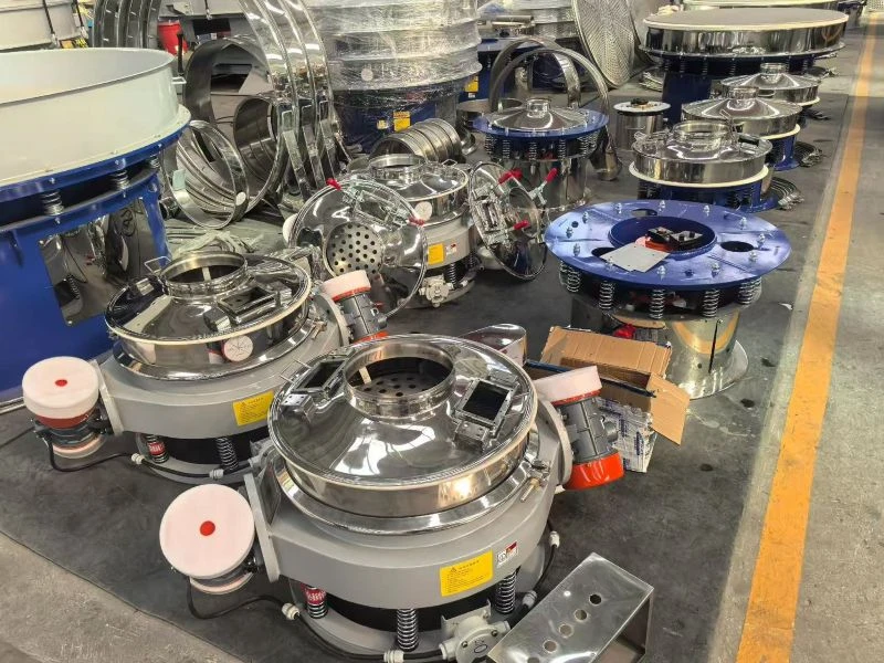 inline vibratory separator