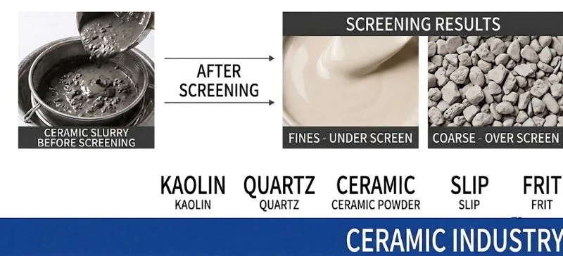 Vibro Sifter Separator Applications in the Ceramics Industry