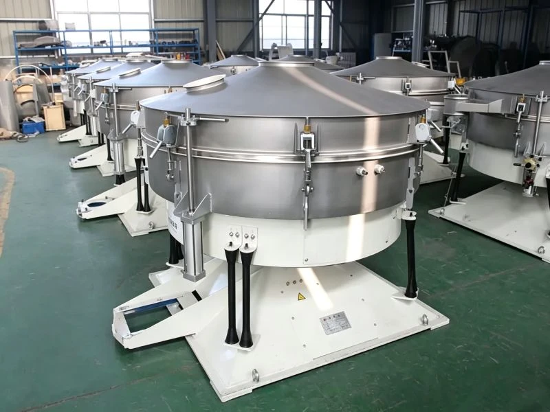 Circular tumbler screen