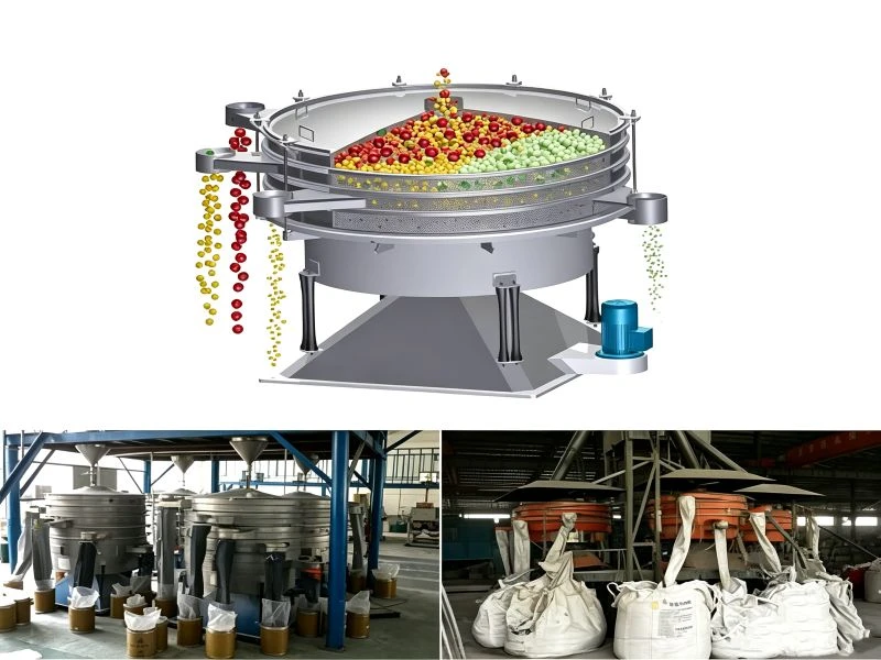 circular swing screen application