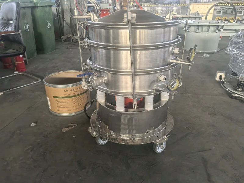 Gas-Protected Ultrasonic Vibrating Screen