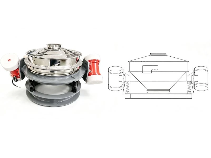 Dual Vibration Source Inline Vibro Sifter