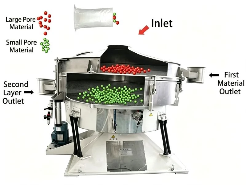 Stainless Steel Circular Tumbler Screen Working Principle