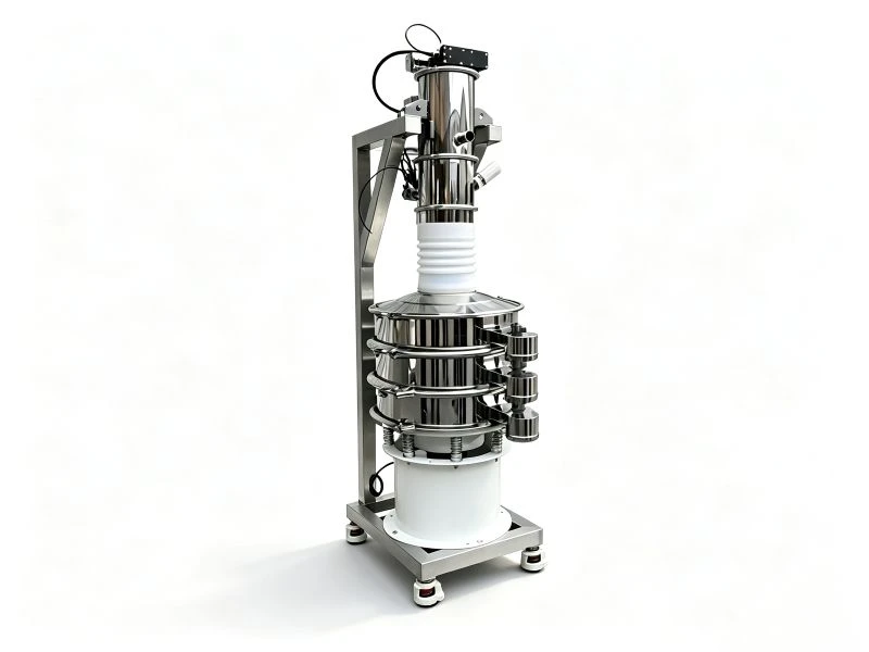 Pharmaceutical vibrating screener