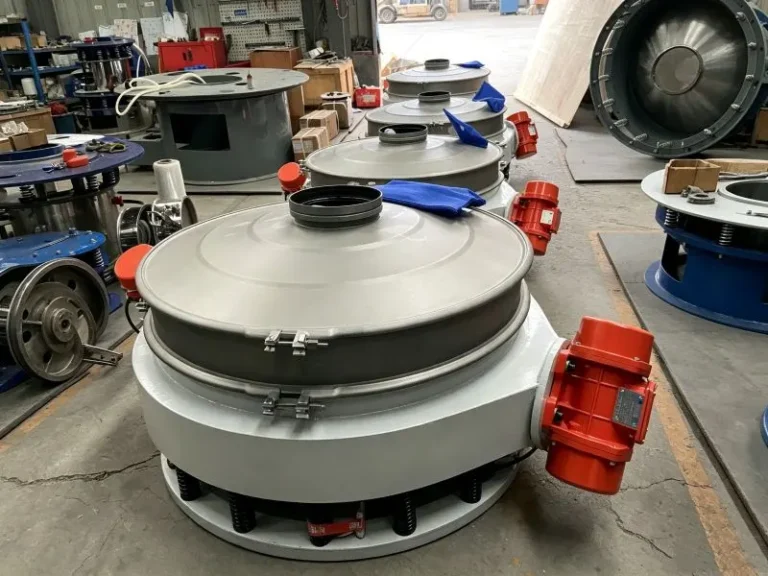 Teflon coated vibrating screen