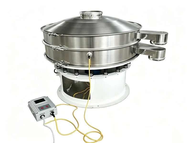 ultrasonic vibrating screen for fine powder
