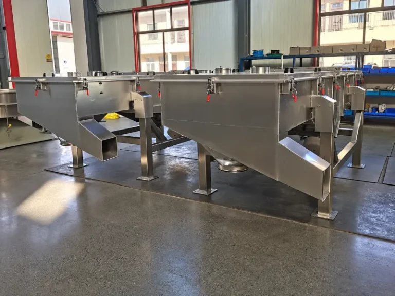 linear vibrating screen for glass