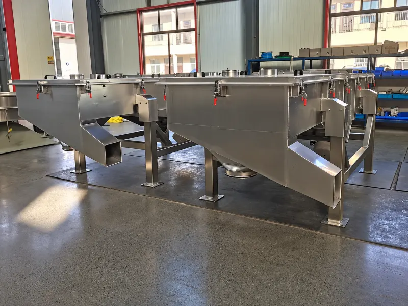 linear vibrating screen for glass