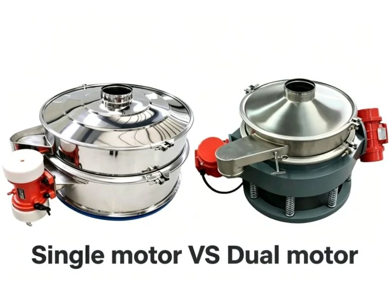 single-motor vs dual-motor inline vibratory screen